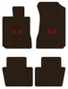 Lloyd Classic Loop Front & Rear Mats for '58 Chevy Bel Air W/Red on Black SS 396