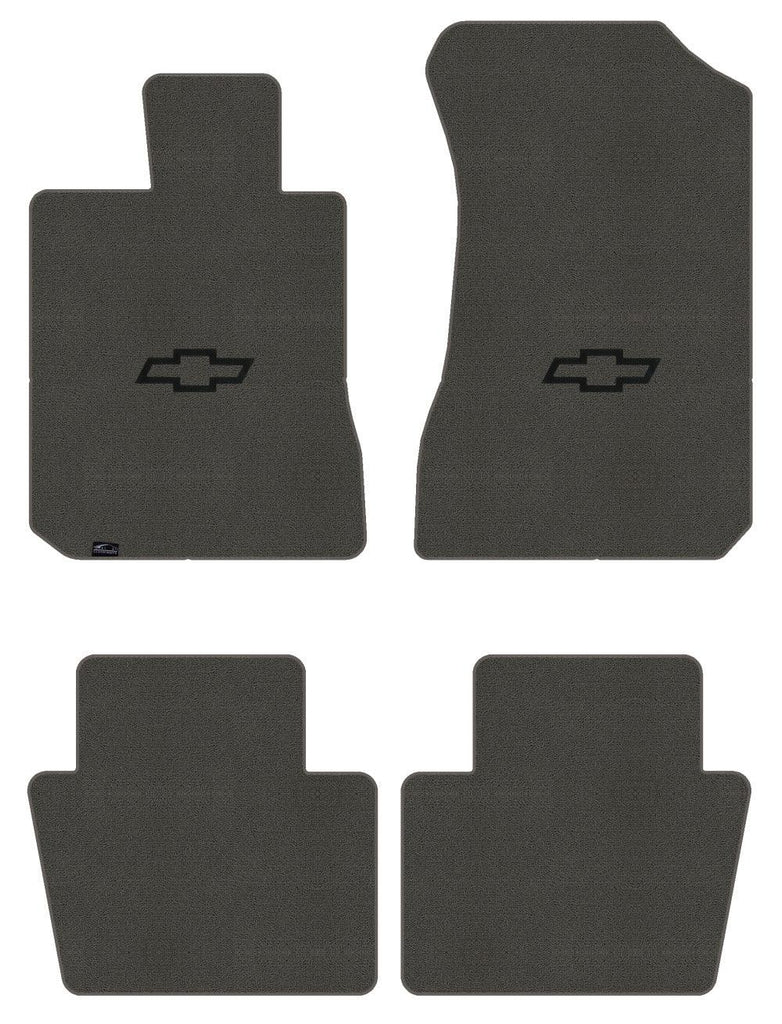 Lloyd Loop Front & Rear Mats for '58 Bel Air W/Black Outline Chevy Bowtie