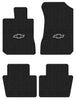 Lloyd Luxe Front & Rear Mats for '96-98 Tracker W/Silver Outline Chevy Bowtie