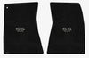 Lloyd Ultimat Front Carpet Mats for '68-69 Chevy Malibu W/Silver on Black SS 396