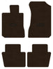 Lloyd Loop Front & Rear Mats for '58 Bel Air W/Black Outline Chevy Bowtie