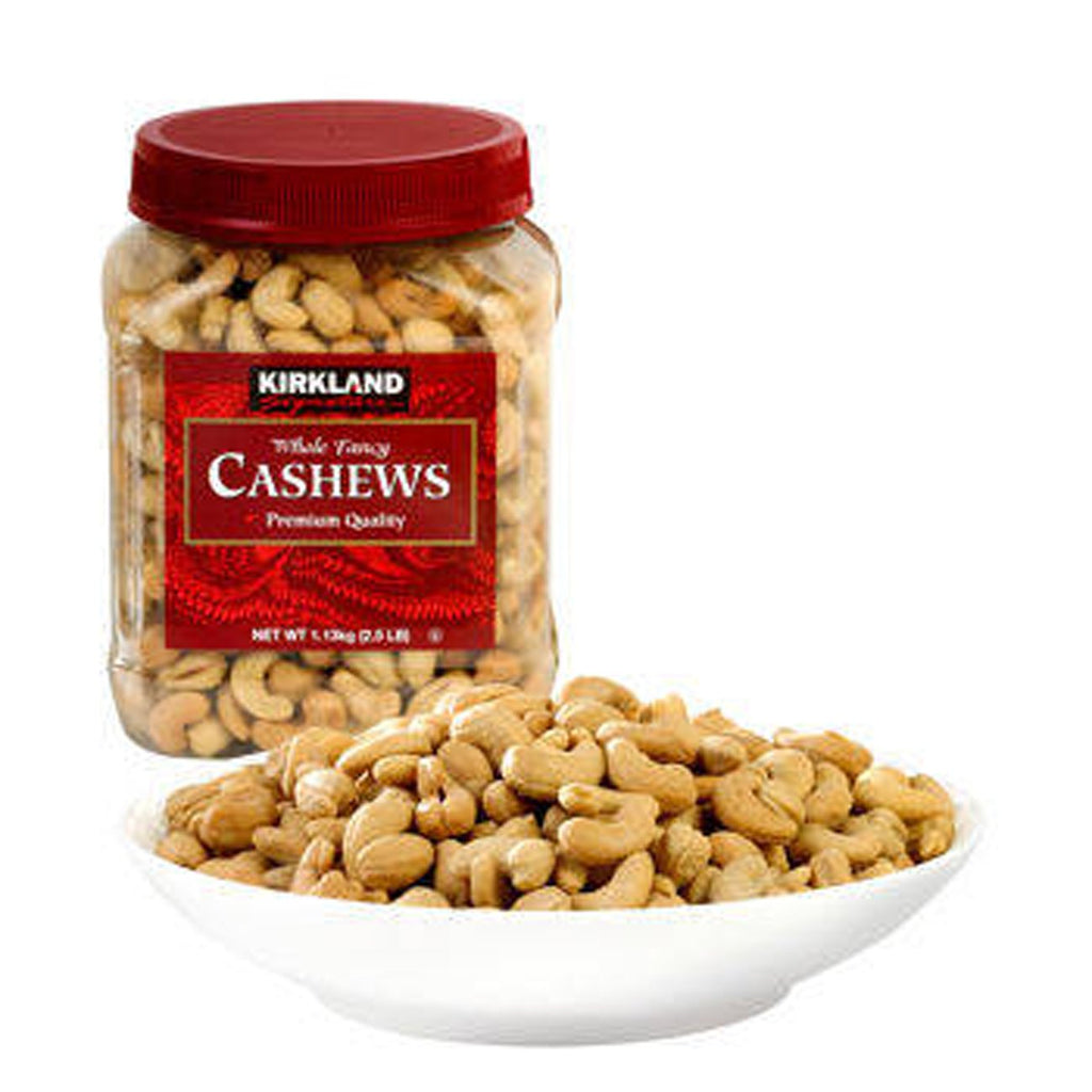 Kirkland Signature Whole Cashews 2 - 2.5 Lb Jar