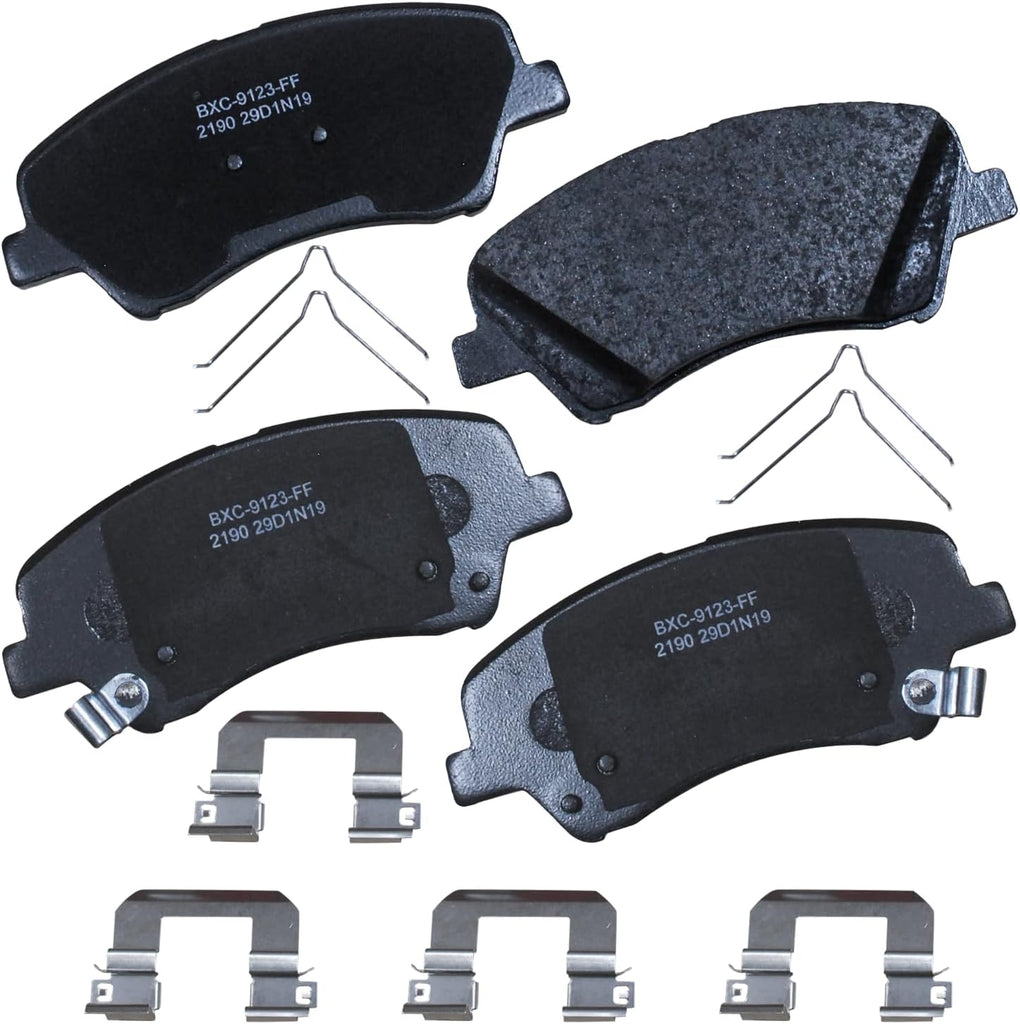 Bendix Premium SBC1363 Ceramic Front Brake Pads for Cadillac Escalade, ESV,EXT,XTS,Chevrolet Avalanche,Cheyenne,Express 1500,Silverado Classic,LD,Suburban,Tahoe,GMC Savana Sierra,Limited,Yukon,XL,