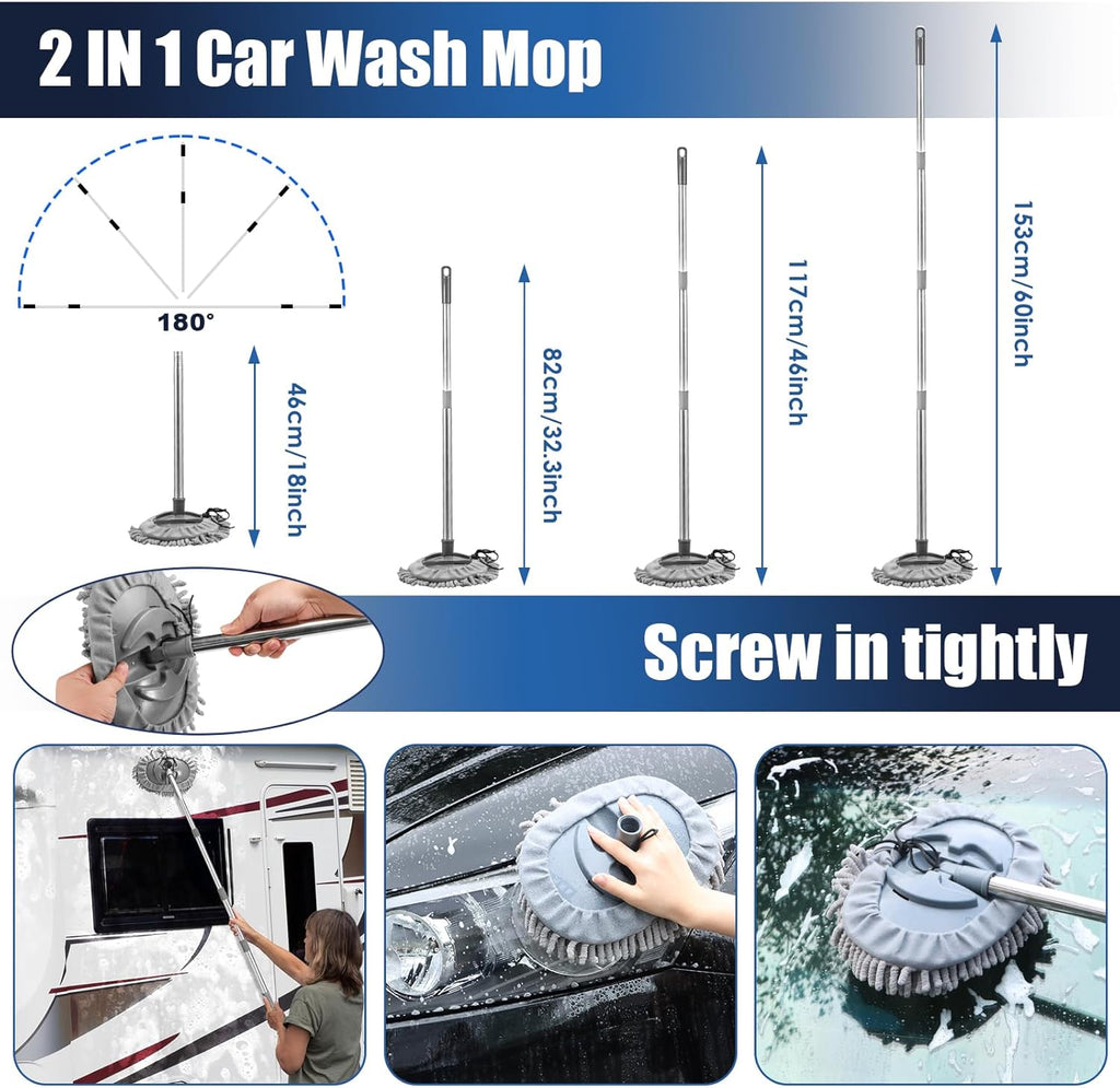 Viewsun 17pcs Car Cleaning Kit, Pink Car Interior Detailing Kit with High Power Handheld Vacuum, Detailing Brush Set, Windshield Cleaner, Cleaning Gel, Complete Auto Accessories for Women Gift