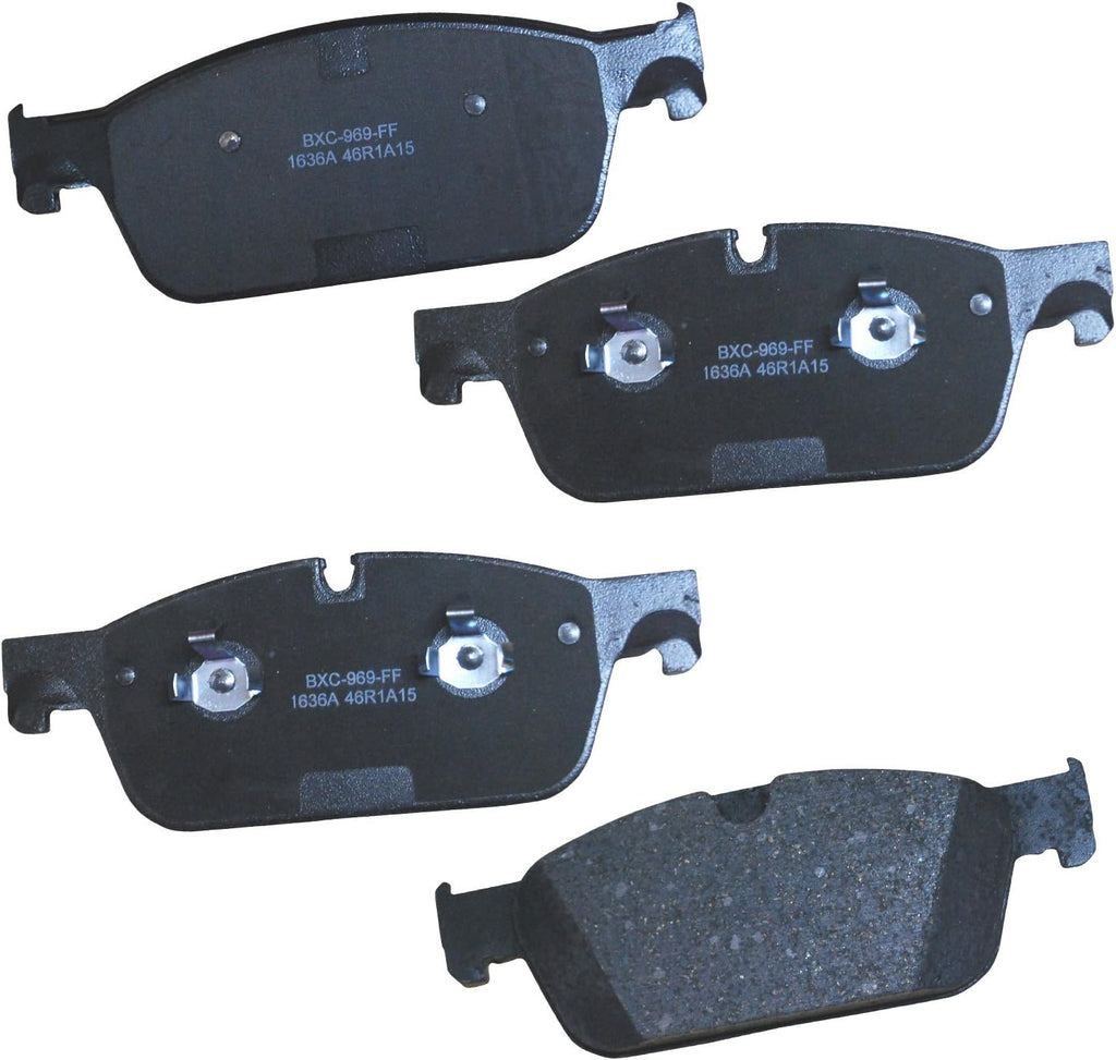 Bendix Premium SBC1363 Ceramic Front Brake Pads for Cadillac Escalade, ESV,EXT,XTS,Chevrolet Avalanche,Cheyenne,Express 1500,Silverado Classic,LD,Suburban,Tahoe,GMC Savana Sierra,Limited,Yukon,XL,