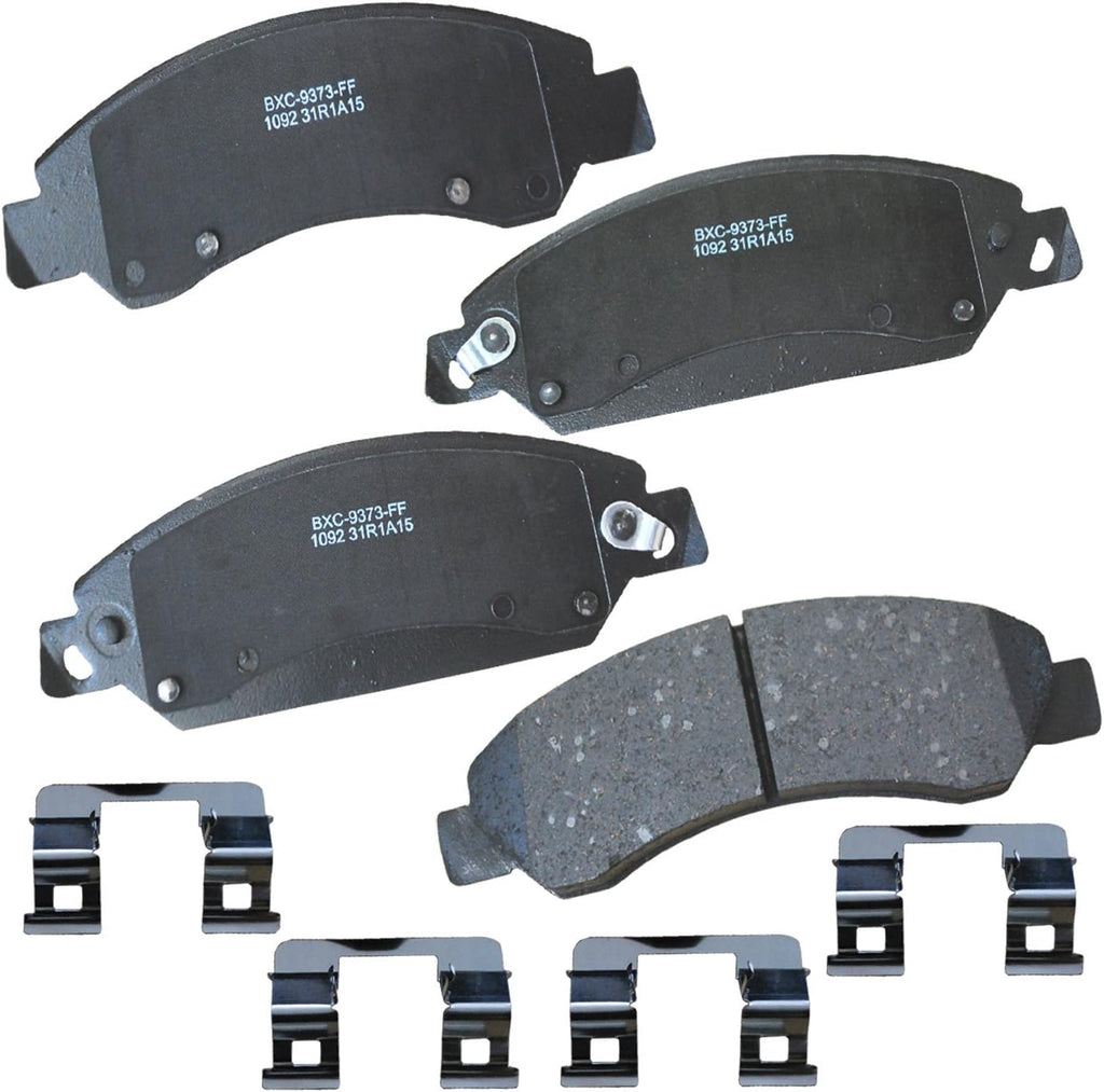 Bendix Premium SBC1363 Ceramic Front Brake Pads for Cadillac Escalade, ESV,EXT,XTS,Chevrolet Avalanche,Cheyenne,Express 1500,Silverado Classic,LD,Suburban,Tahoe,GMC Savana Sierra,Limited,Yukon,XL,