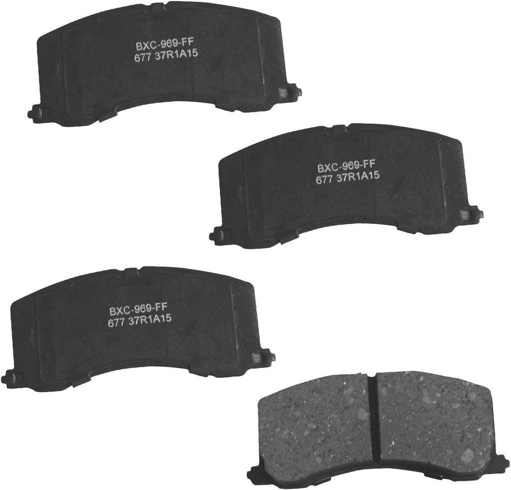 Bendix Premium SBC1363 Ceramic Front Brake Pads for Cadillac Escalade, ESV,EXT,XTS,Chevrolet Avalanche,Cheyenne,Express 1500,Silverado Classic,LD,Suburban,Tahoe,GMC Savana Sierra,Limited,Yukon,XL,