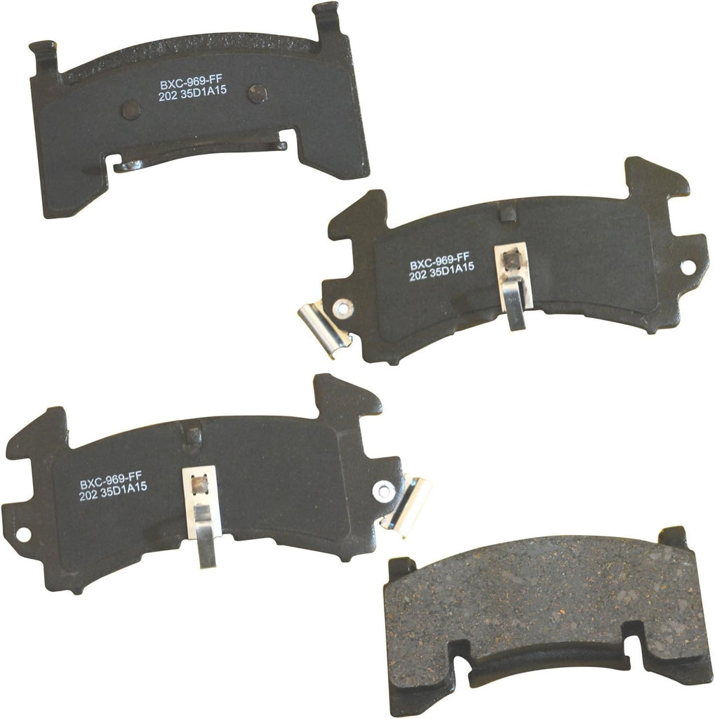 Bendix Premium SBC1363 Ceramic Front Brake Pads for Cadillac Escalade, ESV,EXT,XTS,Chevrolet Avalanche,Cheyenne,Express 1500,Silverado Classic,LD,Suburban,Tahoe,GMC Savana Sierra,Limited,Yukon,XL,