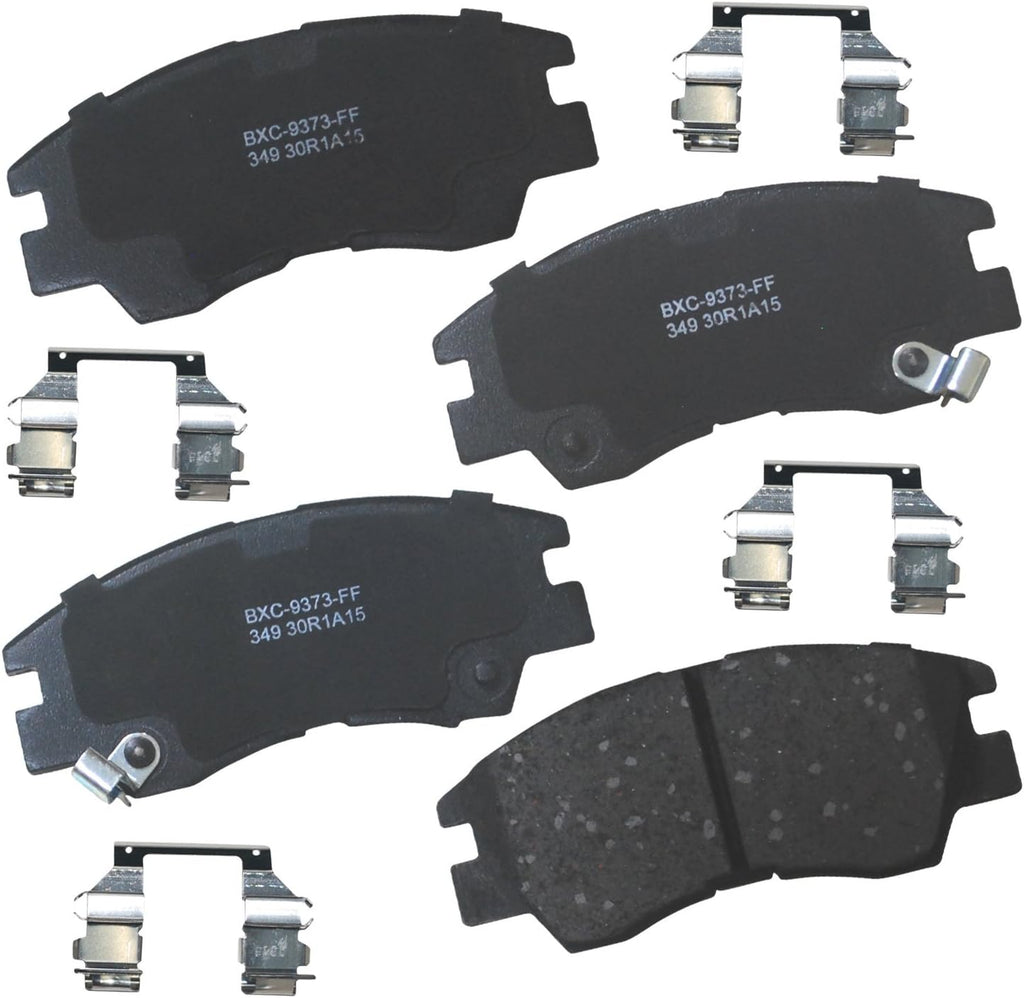 Bendix Premium SBC1363 Ceramic Front Brake Pads for Cadillac Escalade, ESV,EXT,XTS,Chevrolet Avalanche,Cheyenne,Express 1500,Silverado Classic,LD,Suburban,Tahoe,GMC Savana Sierra,Limited,Yukon,XL,