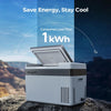 BougeRV 12 Volt Refrigerator 12V Car Fridge 23 Quart Portable Freezer Compressor Cooler 12/24V DC 110~240 Volt AC for Truck Van RV Camper SUV Travel Camping Road Trips Tailgating -8℉~50℉