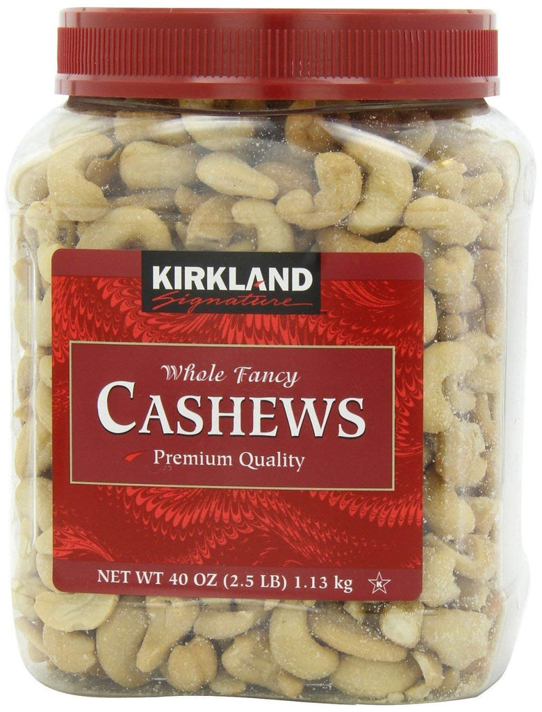 Kirkland Signature Cashews, 40 ounce (2 Units) - SET OF 4