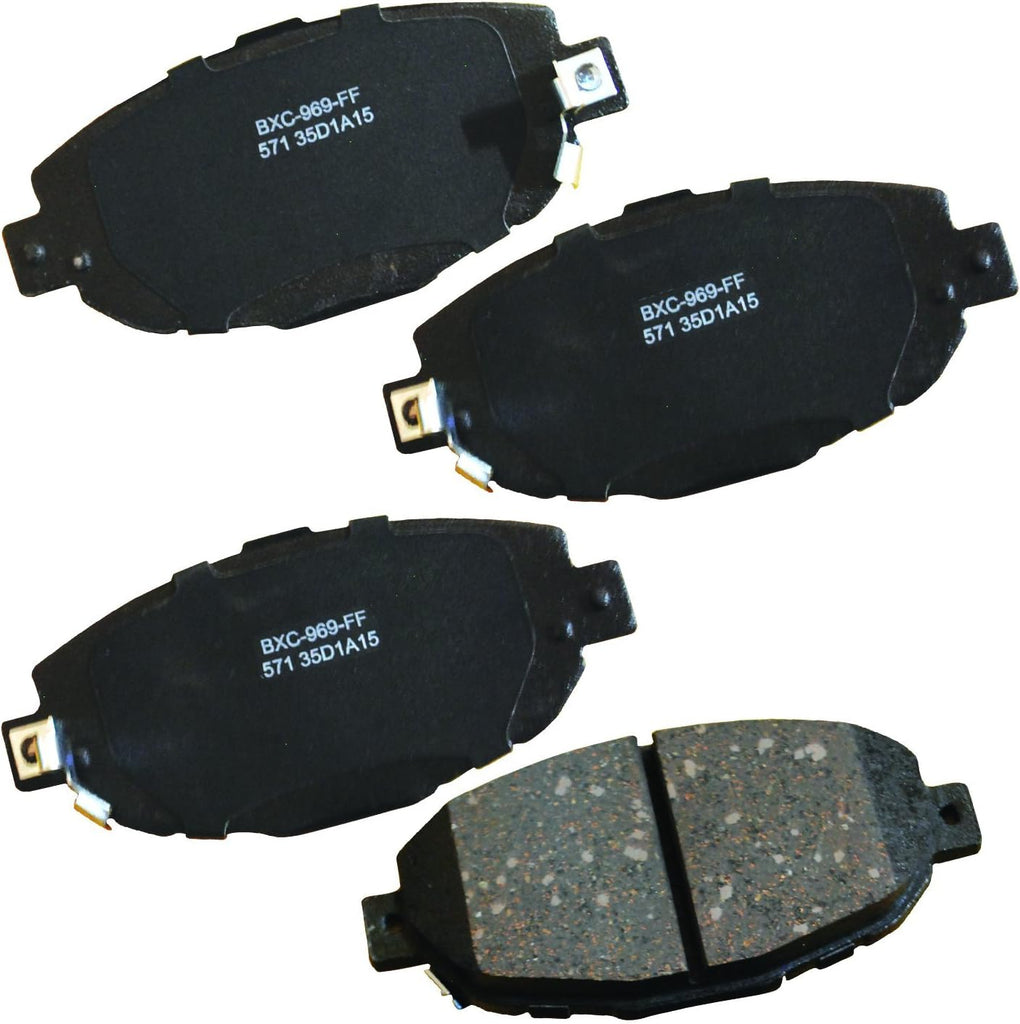 Bendix Premium SBC1363 Ceramic Front Brake Pads for Cadillac Escalade, ESV,EXT,XTS,Chevrolet Avalanche,Cheyenne,Express 1500,Silverado Classic,LD,Suburban,Tahoe,GMC Savana Sierra,Limited,Yukon,XL,