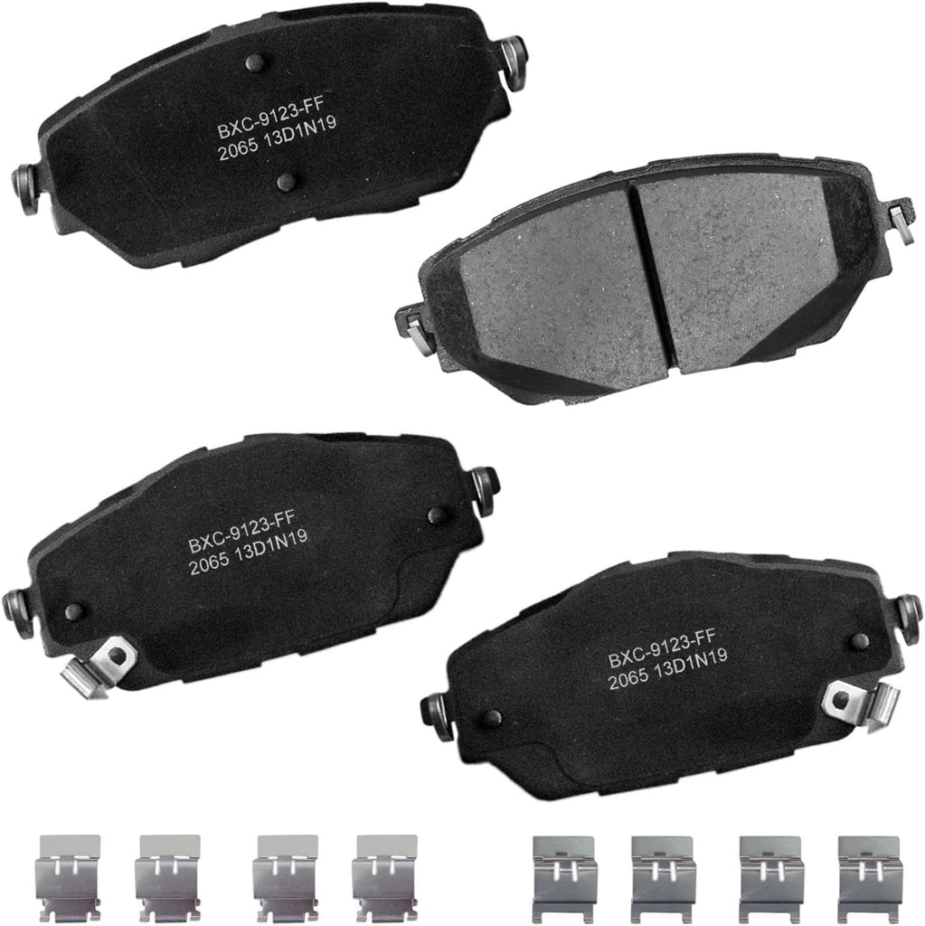 Bendix Premium SBC1363 Ceramic Front Brake Pads for Cadillac Escalade, ESV,EXT,XTS,Chevrolet Avalanche,Cheyenne,Express 1500,Silverado Classic,LD,Suburban,Tahoe,GMC Savana Sierra,Limited,Yukon,XL,
