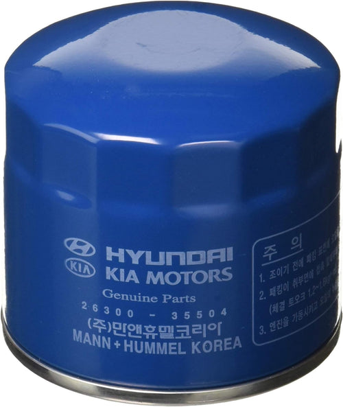 Genuine OEM Hyundai & Kia Oil Filter 26300-35505 (New Version of 35504) (6 pack)