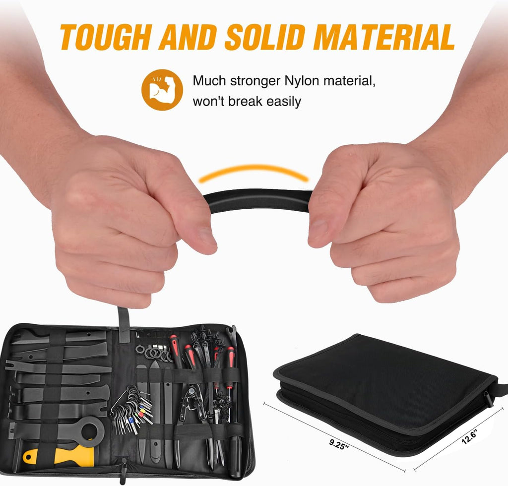 GOOACC - GRC-33 240PCS Bumper Retainer Clips Car Plastic Rivets Fasteners Push Retainer Kit Most Popular Sizes Auto Push Pin Rivets Set -Door Trim Panel Fender Clips for GM Ford Toyota Honda Chrysler