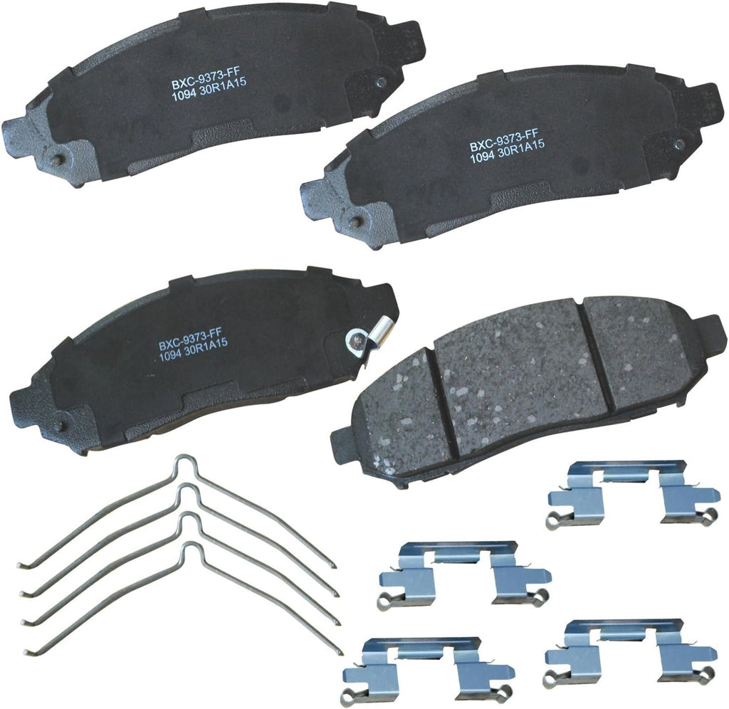 Bendix Premium SBC1363 Ceramic Front Brake Pads for Cadillac Escalade, ESV,EXT,XTS,Chevrolet Avalanche,Cheyenne,Express 1500,Silverado Classic,LD,Suburban,Tahoe,GMC Savana Sierra,Limited,Yukon,XL,