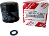 Genuine Oil Filter 90915-YZZN1 / 90915-YZZF2 with APSG Drain Plug Washers | 3 PACK | Compatible with Toyota/Lexus/Scion