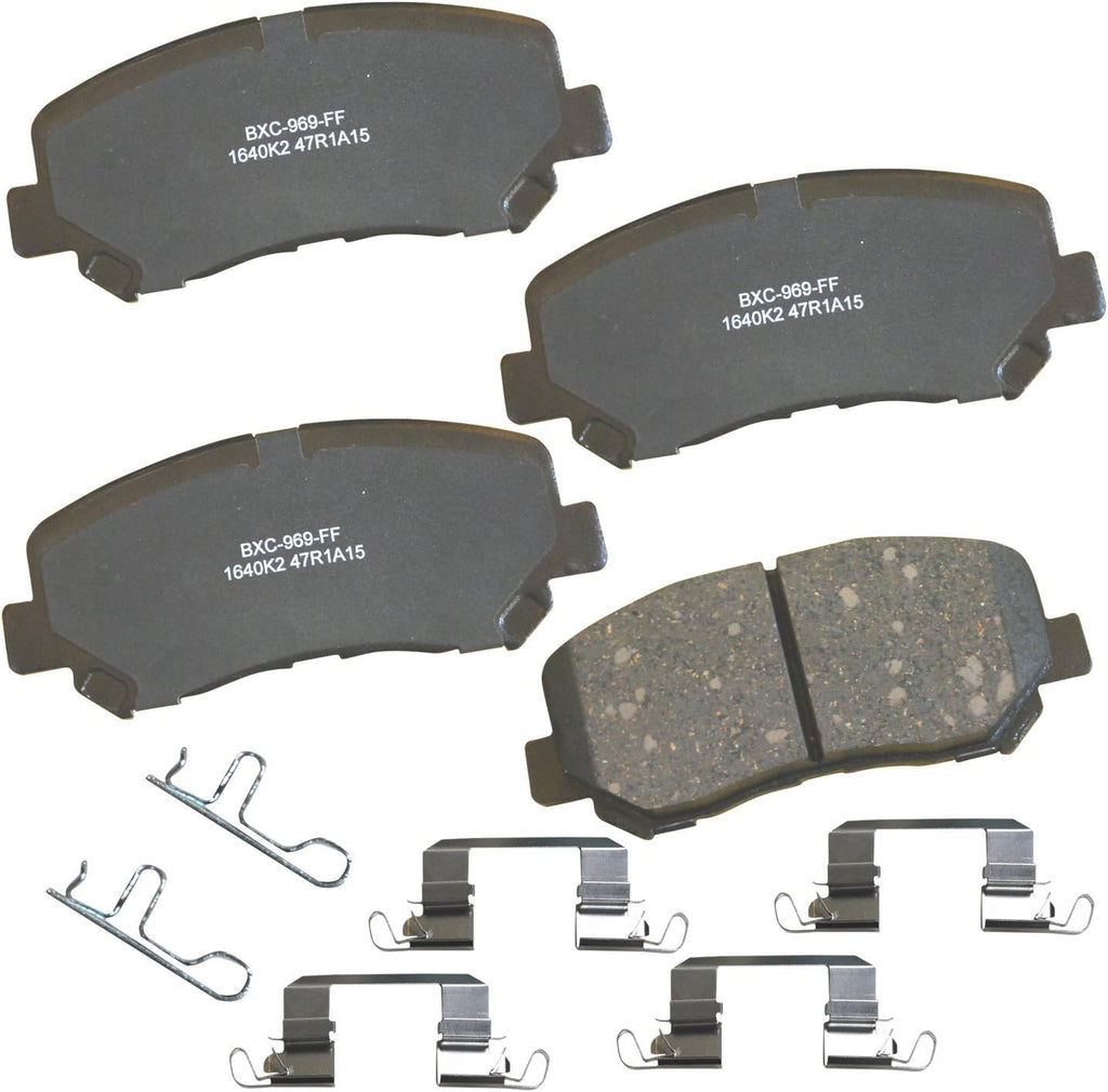 Bendix Premium SBC1363 Ceramic Front Brake Pads for Cadillac Escalade, ESV,EXT,XTS,Chevrolet Avalanche,Cheyenne,Express 1500,Silverado Classic,LD,Suburban,Tahoe,GMC Savana Sierra,Limited,Yukon,XL,