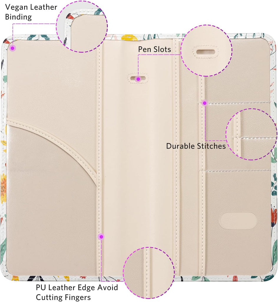 CoBak Car Registration and Insurance Holder - Vehicle Glove Box Car Organizer, Auto Truck Comparment Accessories Case for Essential Document, Driver License, Cards