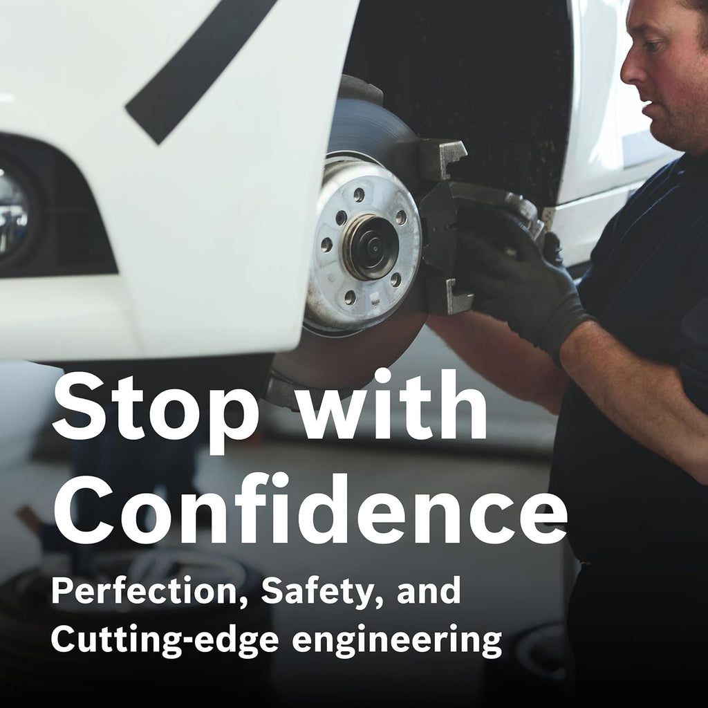 BOSCH BC606 QuietCast Premium Ceramic Disc Brake Pad Set - Compatible with Select Lexus GX460, GX470, LX450; Toyota 4Runner, FJ Cruiser, Land Cruiser, Sequoia; REAR