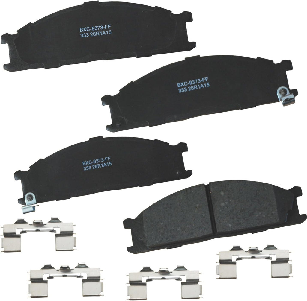 Bendix Premium SBC1363 Ceramic Front Brake Pads for Cadillac Escalade, ESV,EXT,XTS,Chevrolet Avalanche,Cheyenne,Express 1500,Silverado Classic,LD,Suburban,Tahoe,GMC Savana Sierra,Limited,Yukon,XL,