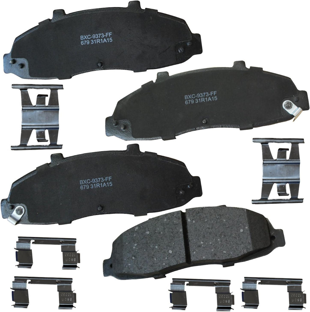 Bendix Premium SBC1363 Ceramic Front Brake Pads for Cadillac Escalade, ESV,EXT,XTS,Chevrolet Avalanche,Cheyenne,Express 1500,Silverado Classic,LD,Suburban,Tahoe,GMC Savana Sierra,Limited,Yukon,XL,