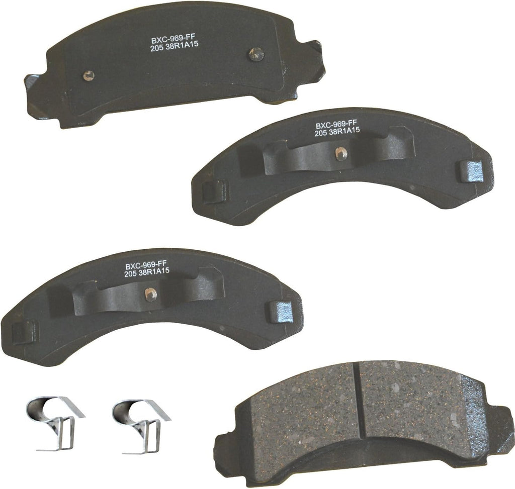 Bendix Premium SBC1363 Ceramic Front Brake Pads for Cadillac Escalade, ESV,EXT,XTS,Chevrolet Avalanche,Cheyenne,Express 1500,Silverado Classic,LD,Suburban,Tahoe,GMC Savana Sierra,Limited,Yukon,XL,