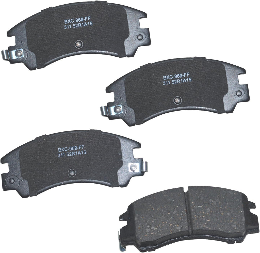 Bendix Premium SBC1363 Ceramic Front Brake Pads for Cadillac Escalade, ESV,EXT,XTS,Chevrolet Avalanche,Cheyenne,Express 1500,Silverado Classic,LD,Suburban,Tahoe,GMC Savana Sierra,Limited,Yukon,XL,