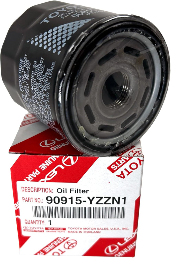 Genuine Oil Filter 90915-YZZN1 / 90915-YZZF2 with APSG Drain Plug Washers | 3 PACK | Compatible with Toyota/Lexus/Scion