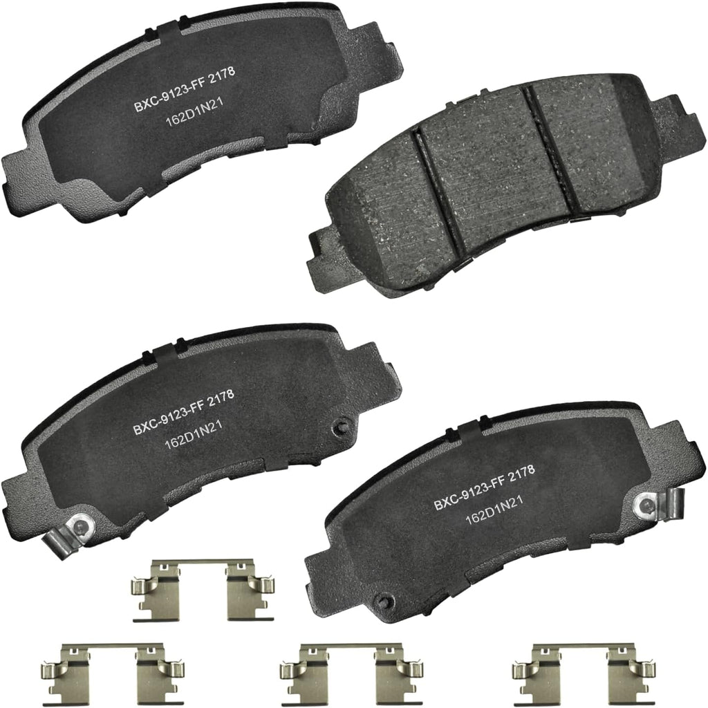 Bendix Premium SBC1363 Ceramic Front Brake Pads for Cadillac Escalade, ESV,EXT,XTS,Chevrolet Avalanche,Cheyenne,Express 1500,Silverado Classic,LD,Suburban,Tahoe,GMC Savana Sierra,Limited,Yukon,XL,