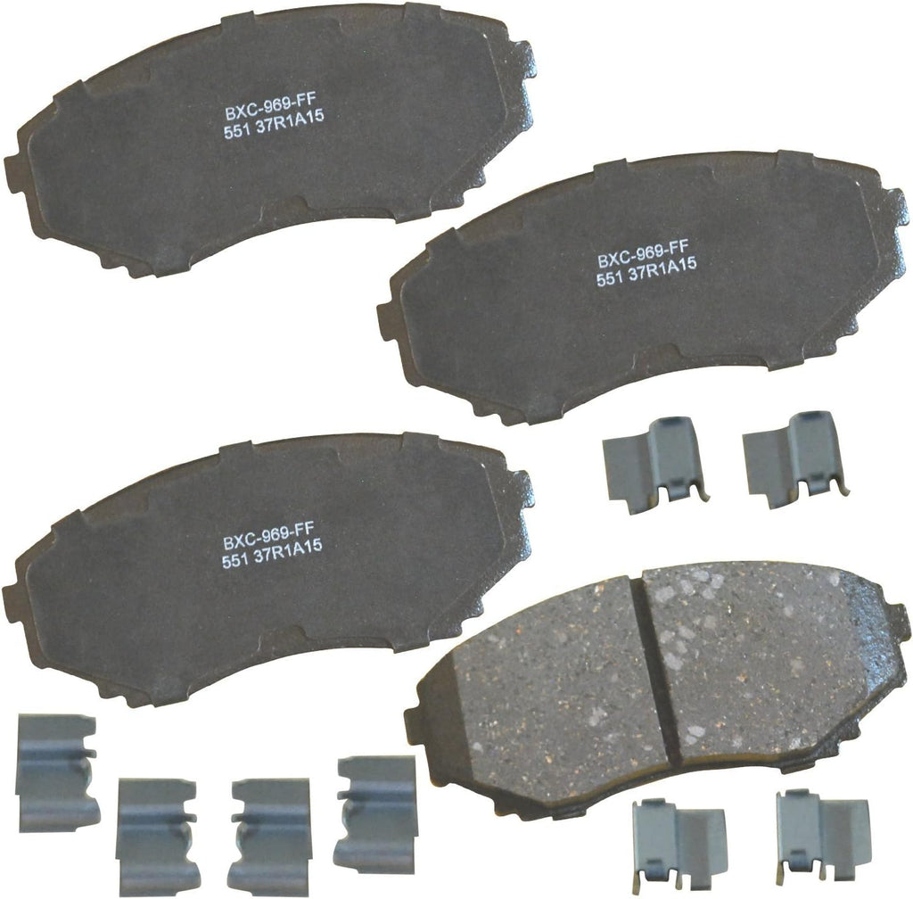 Bendix Premium SBC1363 Ceramic Front Brake Pads for Cadillac Escalade, ESV,EXT,XTS,Chevrolet Avalanche,Cheyenne,Express 1500,Silverado Classic,LD,Suburban,Tahoe,GMC Savana Sierra,Limited,Yukon,XL,