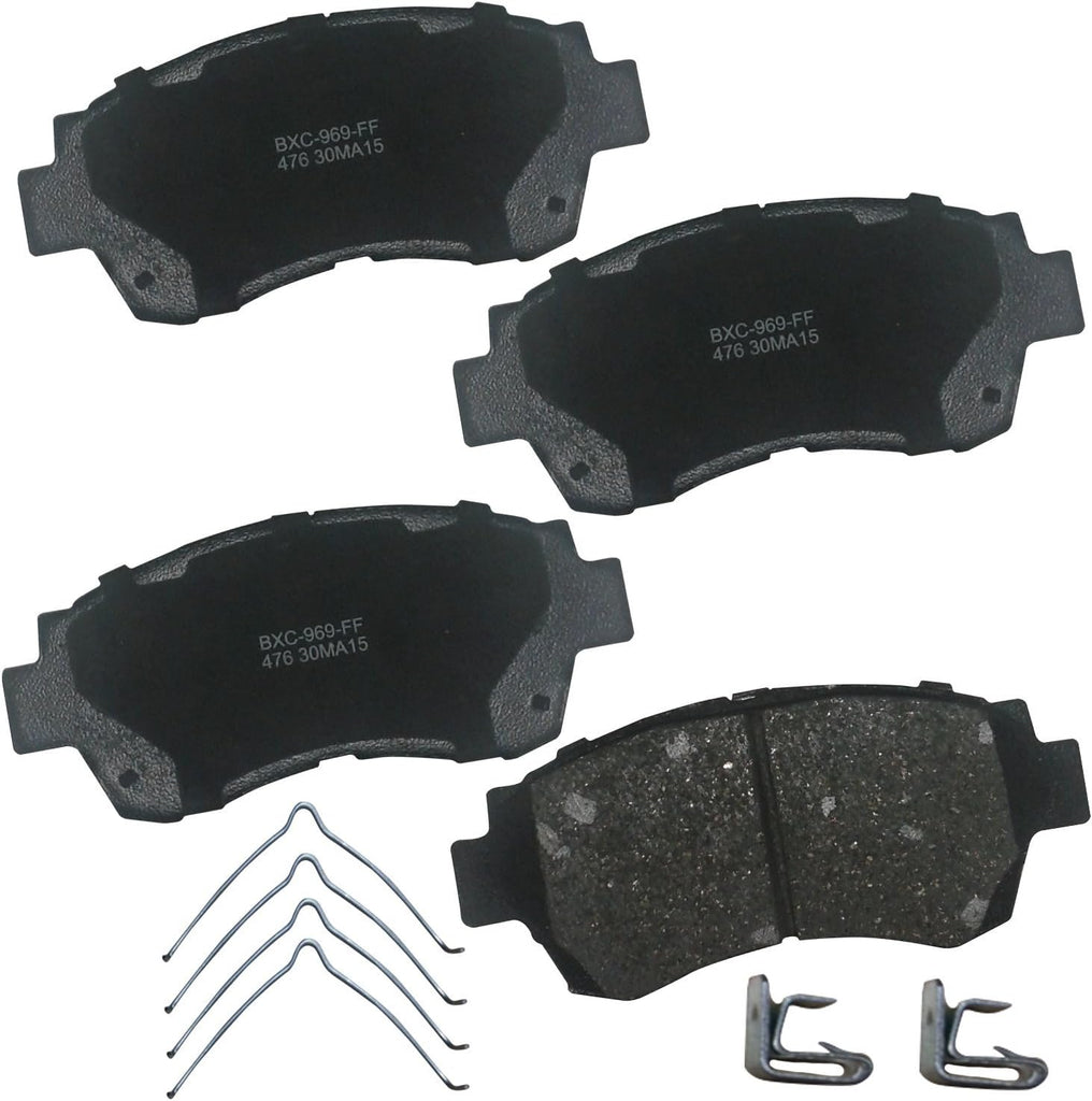 Bendix Premium SBC1363 Ceramic Front Brake Pads for Cadillac Escalade, ESV,EXT,XTS,Chevrolet Avalanche,Cheyenne,Express 1500,Silverado Classic,LD,Suburban,Tahoe,GMC Savana Sierra,Limited,Yukon,XL,
