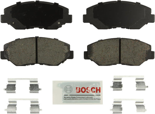 BOSCH BE914H Blue Ceramic Disc Brake Pad Set With Hardware - Compatible With Select Acura ILX; Honda Accord, Civic, CR-V, CR-Z, Element, Fit; FRONT