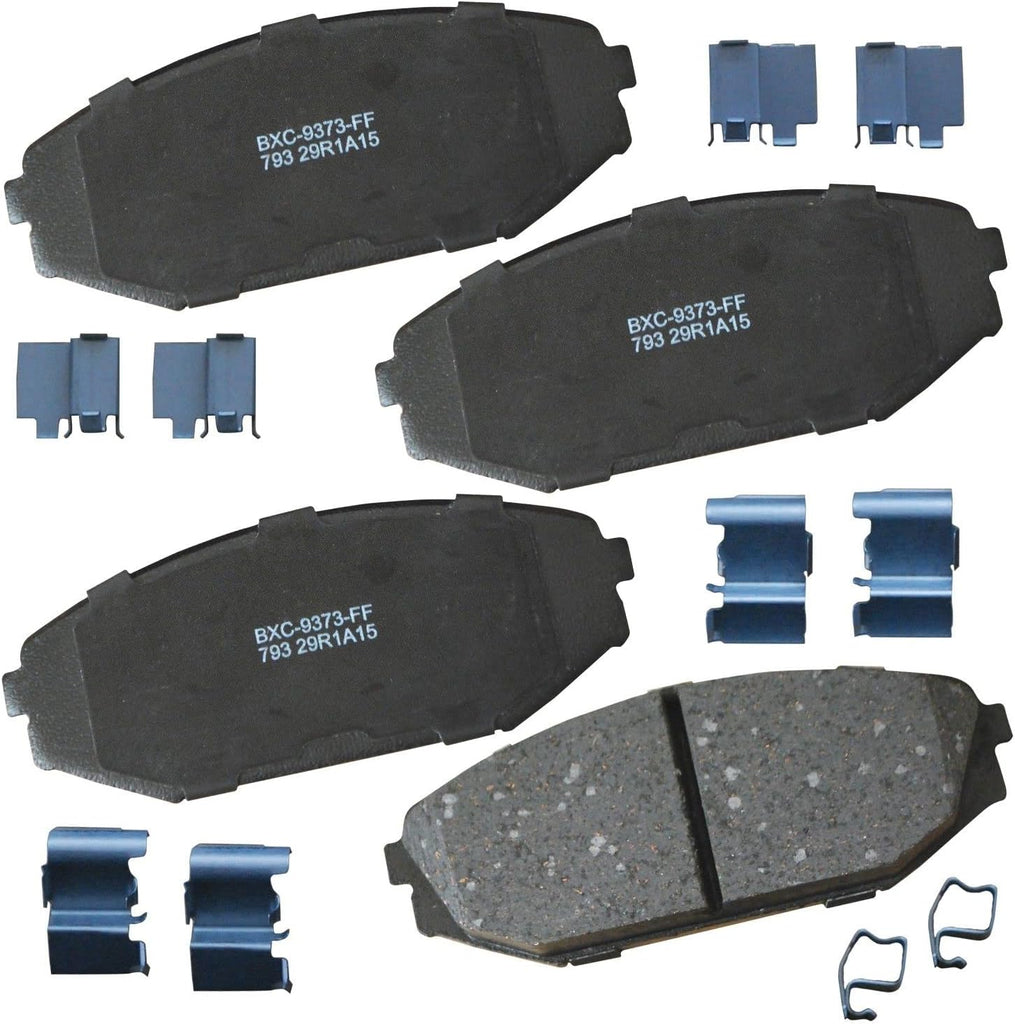 Bendix Premium SBC1363 Ceramic Front Brake Pads for Cadillac Escalade, ESV,EXT,XTS,Chevrolet Avalanche,Cheyenne,Express 1500,Silverado Classic,LD,Suburban,Tahoe,GMC Savana Sierra,Limited,Yukon,XL,