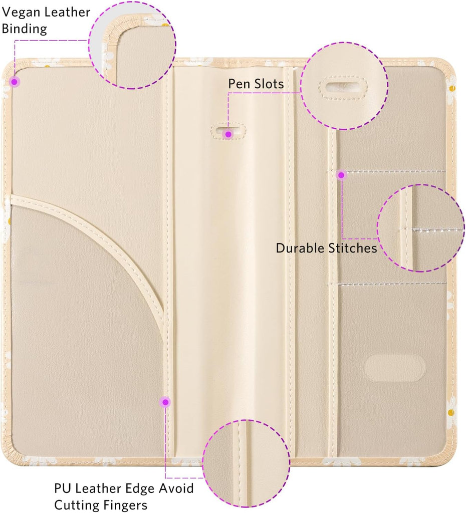 CoBak Car Registration and Insurance Holder - Vehicle Glove Box Car Organizer, Auto Truck Comparment Accessories Case for Essential Document, Driver License, Cards