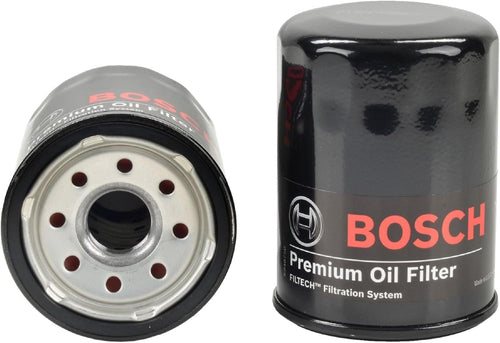 BOSCH 3323 Premium Oil Filter With FILTECH Filtration Technology - Compatible With Select Acura MDX, RDX, RSX, TL; Chrysler; Dodge; Ford; Honda Accord, Civic, CR-V, Pilot; Infiniti; Nissan + More