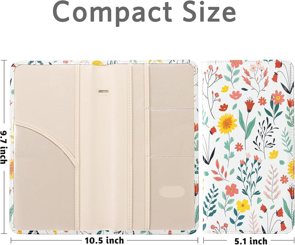 CoBak Car Registration and Insurance Holder - Vehicle Glove Box Car Organizer, Auto Truck Comparment Accessories Case for Essential Document, Driver License, Cards