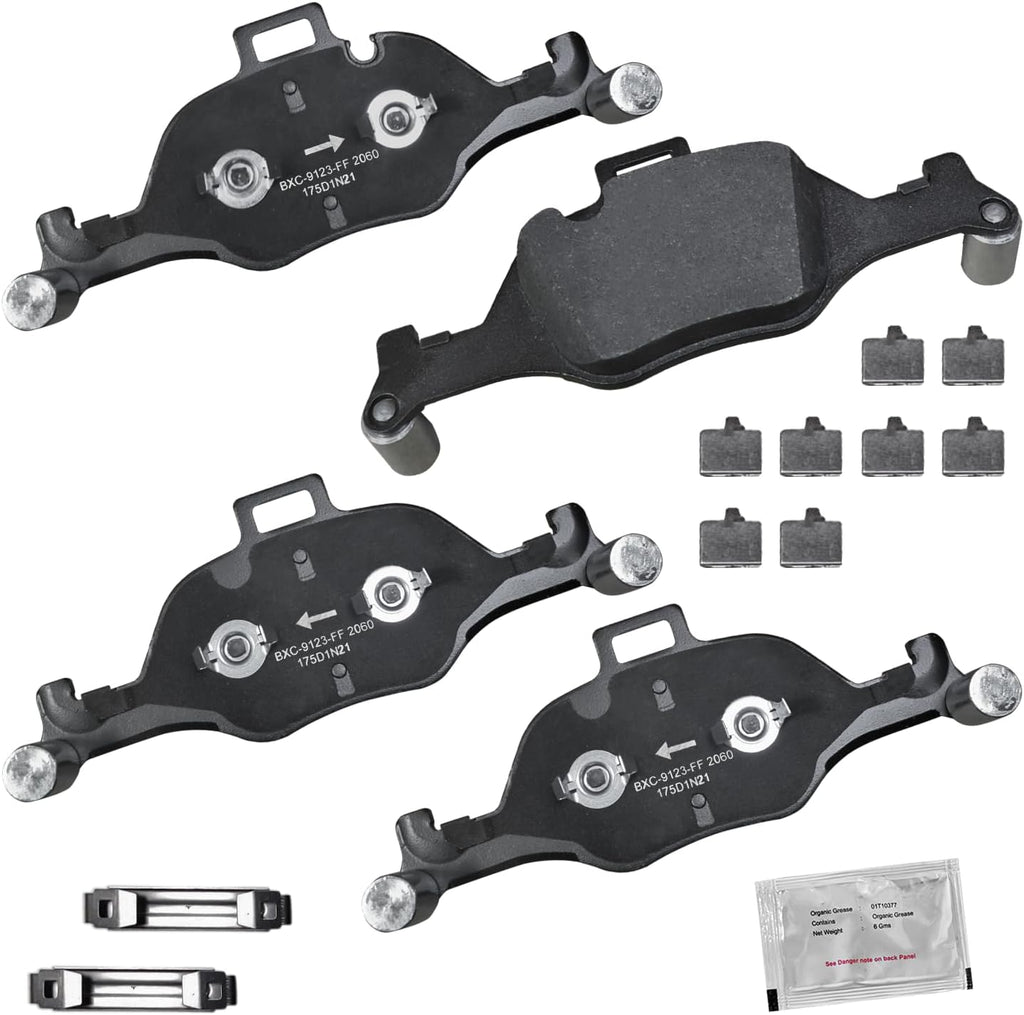 Bendix Premium SBC1363 Ceramic Front Brake Pads for Cadillac Escalade, ESV,EXT,XTS,Chevrolet Avalanche,Cheyenne,Express 1500,Silverado Classic,LD,Suburban,Tahoe,GMC Savana Sierra,Limited,Yukon,XL,