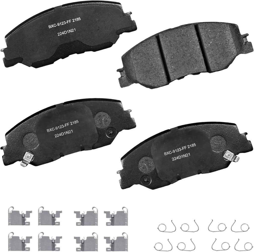 Bendix Premium SBC1363 Ceramic Front Brake Pads for Cadillac Escalade, ESV,EXT,XTS,Chevrolet Avalanche,Cheyenne,Express 1500,Silverado Classic,LD,Suburban,Tahoe,GMC Savana Sierra,Limited,Yukon,XL,