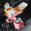 JoyTutus Car Cup Holder Expander, Automotive Cup Attachable Tray with 360° Rotation,Large Cup Holder Adapt Most Regular Cups with 18-40 oz, fit in 2.75-3.25 inch Car Holder