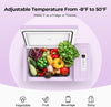 BougeRV 12 Volt Refrigerator 12V Car Fridge 23 Quart Portable Freezer Compressor Cooler 12/24V DC 110~240 Volt AC for Truck Van RV Camper SUV Travel Camping Road Trips Tailgating -8℉~50℉