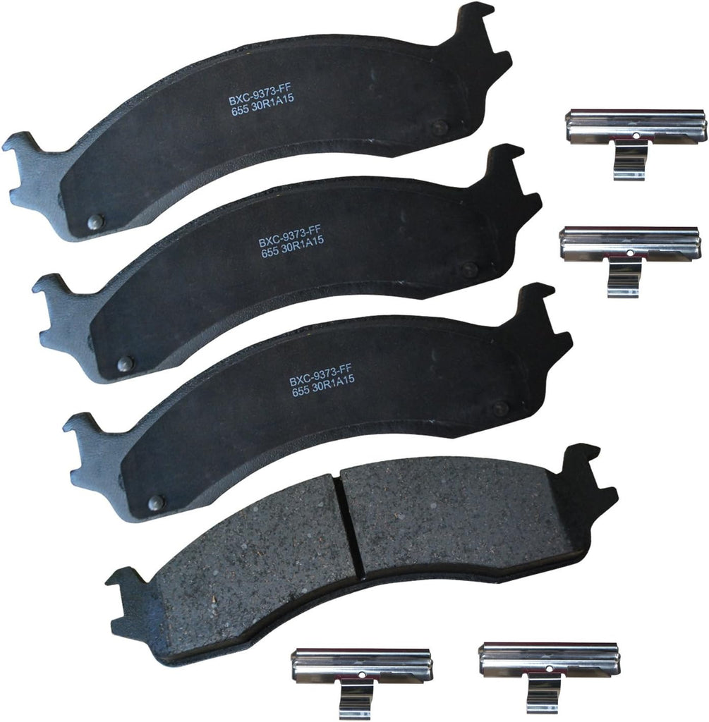 Bendix Premium SBC1363 Ceramic Front Brake Pads for Cadillac Escalade, ESV,EXT,XTS,Chevrolet Avalanche,Cheyenne,Express 1500,Silverado Classic,LD,Suburban,Tahoe,GMC Savana Sierra,Limited,Yukon,XL,