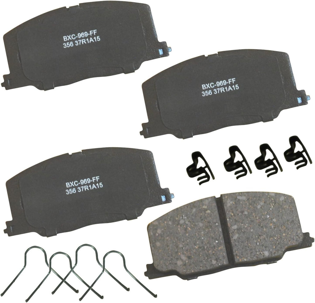 Bendix Premium SBC1363 Ceramic Front Brake Pads for Cadillac Escalade, ESV,EXT,XTS,Chevrolet Avalanche,Cheyenne,Express 1500,Silverado Classic,LD,Suburban,Tahoe,GMC Savana Sierra,Limited,Yukon,XL,