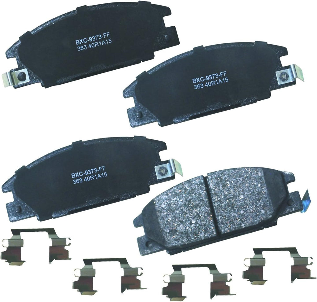 Bendix Premium SBC1363 Ceramic Front Brake Pads for Cadillac Escalade, ESV,EXT,XTS,Chevrolet Avalanche,Cheyenne,Express 1500,Silverado Classic,LD,Suburban,Tahoe,GMC Savana Sierra,Limited,Yukon,XL,