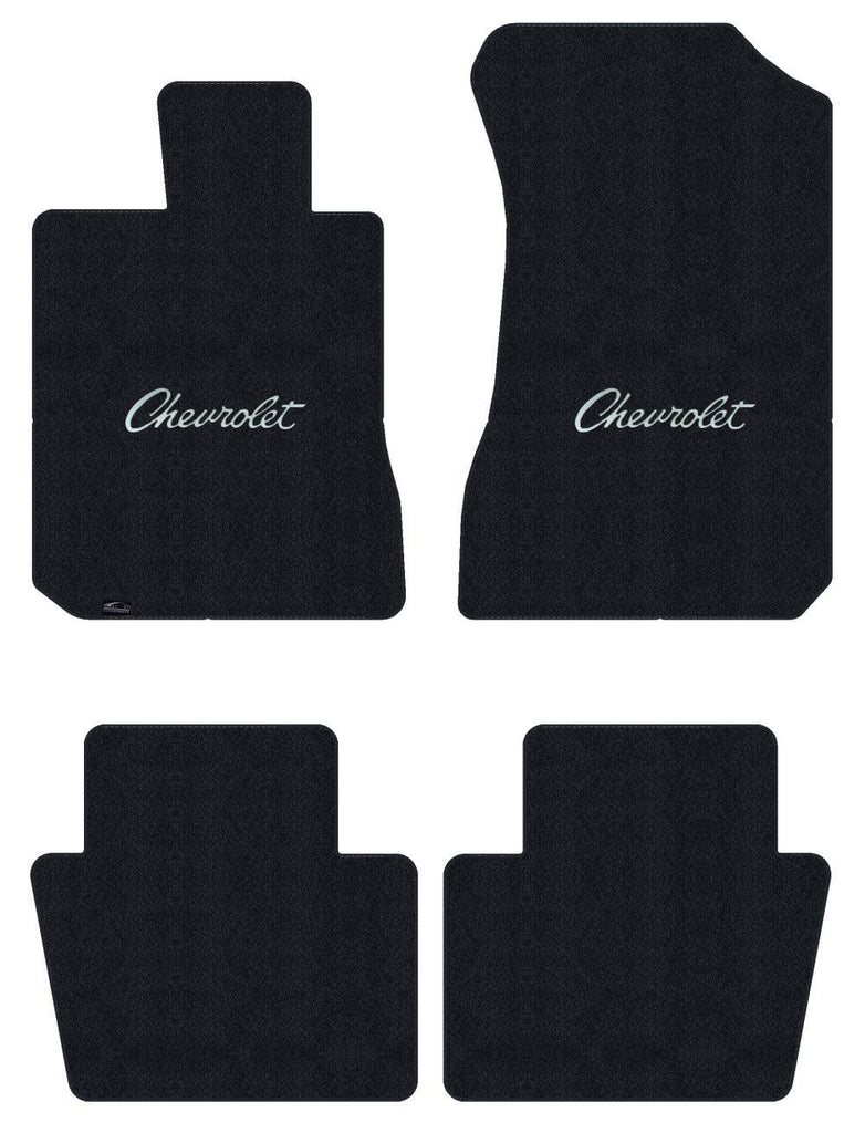 Lloyd Luxe Front & Rear Carpet Mats for '90-94 Chevy Lumina W/Red Chevy Letters