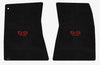 Lloyd Ultimat Front Carpet Mats for '68-69 Chevy Malibu W/Red on Black SS 396