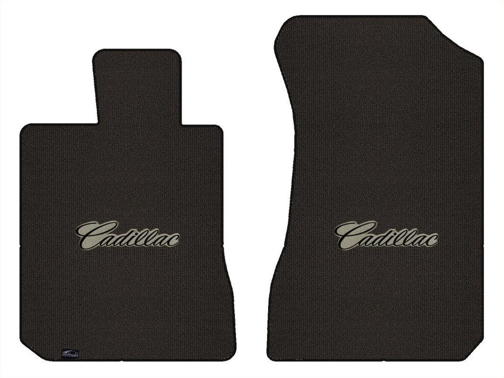 Lloyd Berber Front Mats for '71-73 Cadillac Calais W/Black on Tan Cadillac