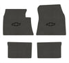 Lloyd Loop Front & Rear Mats for '59-60 Bel Air W/Black Outline Chevy Bowtie