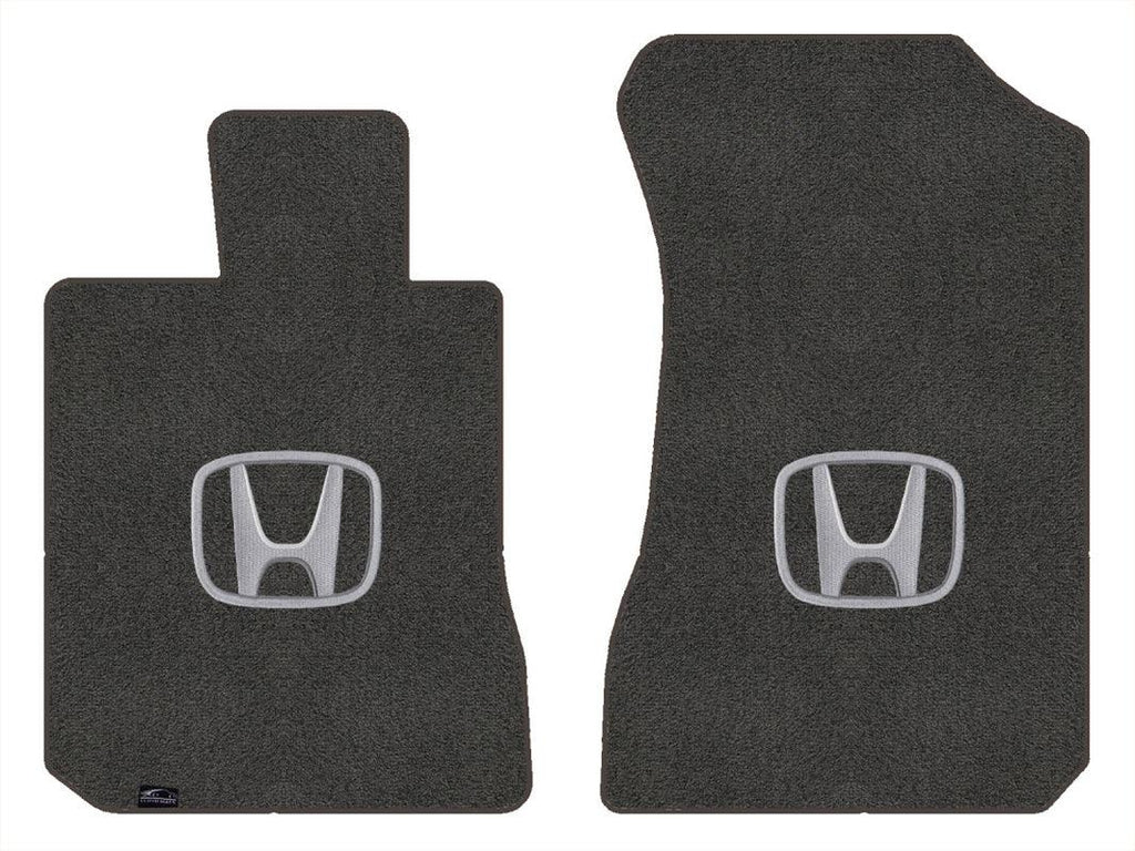 Lloyd Ultimat Front Carpet Mats for '16-20 Honda Civic W/Silver on Black Honda H