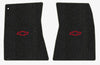 Lloyd Berber Front Mats for '68-69 Chevy Malibu W/Red Chevy Outline Bowtie